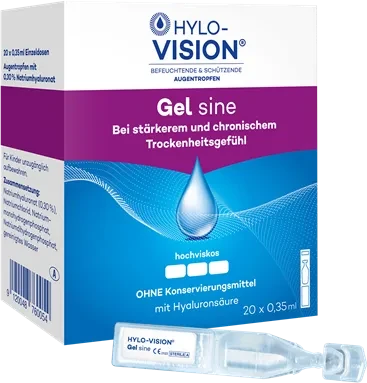 Hylo-Vision Gel Sine Augentropfen, 7ml (20x 0.35ml)