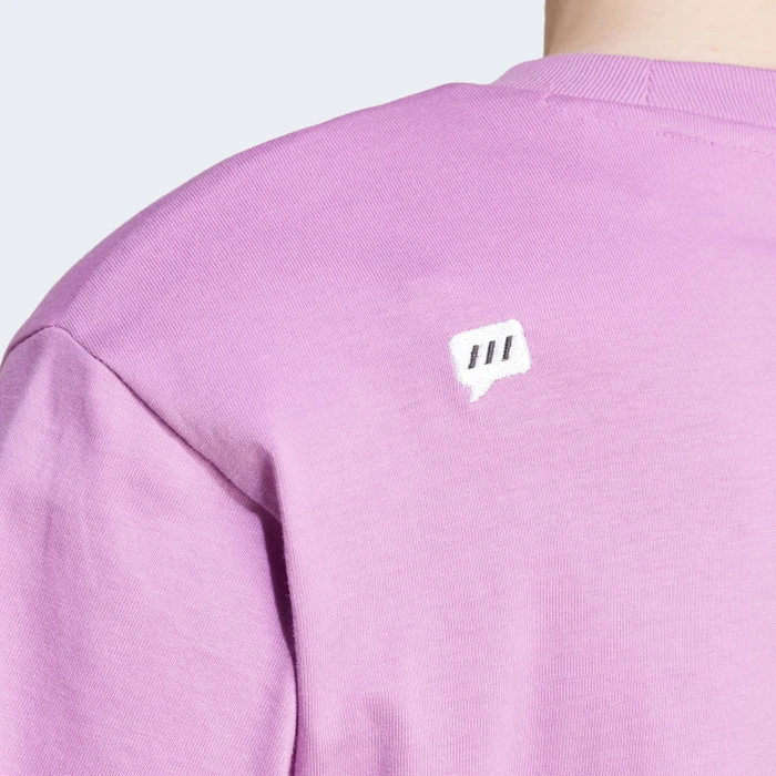 adidas Remoji Graphic T-Shirt kurzarm preloved purple (Damen)