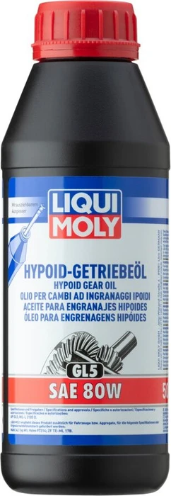 Liqui Moly Hypoid-Getriebeöl (GL5) SAE 80W 500ml (1402)
