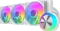 DarkFlash DG360 White, weiß Vorschaubild