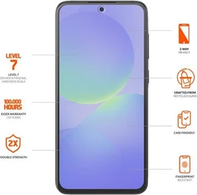 Eiger Mountain Glass Black Privacy Screen Protector für Samsung Galaxy A37/A36/A56/S24 FE