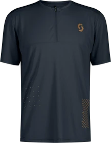 Scott Trail Vertic Zip Trikot kurzarm dark blue (Herren)