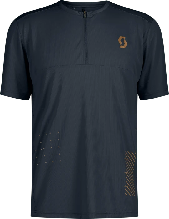 Scott Trail Vertic Zip Trikot kurzarm dark blue (Herren)