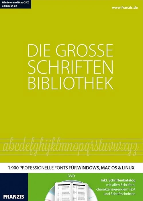 Franzis Die große Schriftenbibliothek 2014 (deutsch) (PC/MAC)