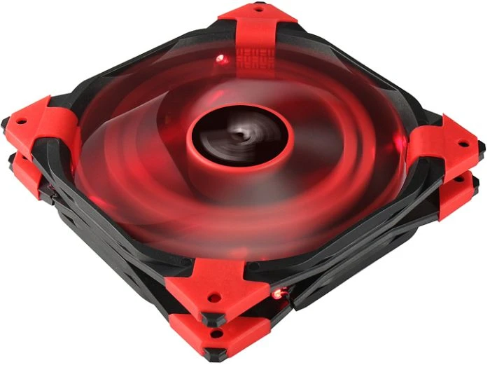 AeroCool Dead Silence Red Edition, 140mm