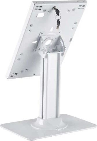 PureMounts DS Tablet Stand with Lockable Tablet Case, Tablet-Stand 9.7-10.5", weiß