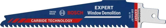 Bosch Professional EXPERT S956DHM Window Demolition Säbelsägeblatt, 150x1.25mm, 10 Stück