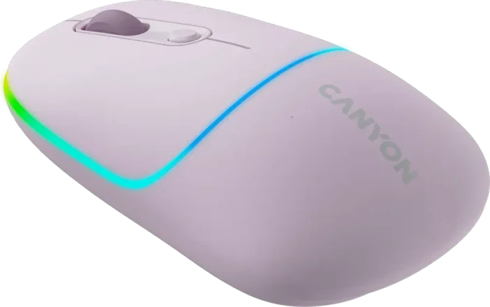 Canyon OnClick 22 / MW-22 Dual-Mode Wireless Mouse rosa, USB/Bluetooth