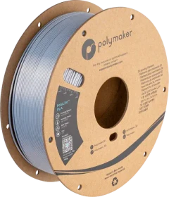 Polymaker PolyLite Silk PLA, silber, Spule, 1.75mm, 1.00kg