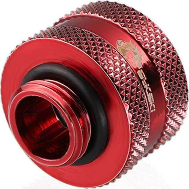 Bykski Rigid Fitting V2 Fitting G1/4" auf 16mm, rot