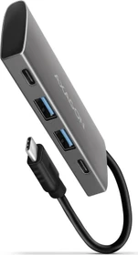 Axagon Speedster 4, USB-Hub, 2x USB-C 3.1, 2x USB-A 3.1, USB-C 3.1 [Stecker] (HMC-4G2)