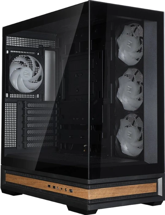 Zalman P40 NAMU Black, schwarz, Glasfenster