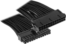 BitFenix Alchemy 24-Pin ATX Verlängerung 30cm, sleeved schwarz (BFA-MSC-24ATX45KK-RP)