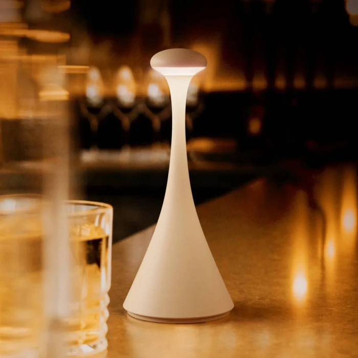 Sigor Nudrop mini Akku-Tischleuchte dünenbeige