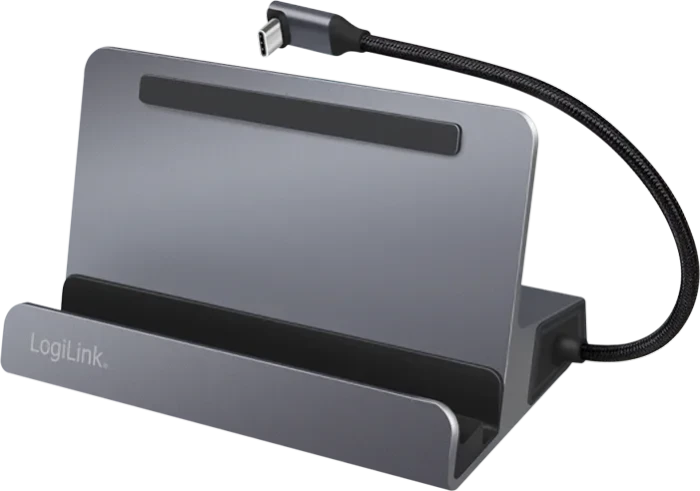 LogiLink 6-Port Dockingstation und Halterung, USB-C 3.0 [Stecker]