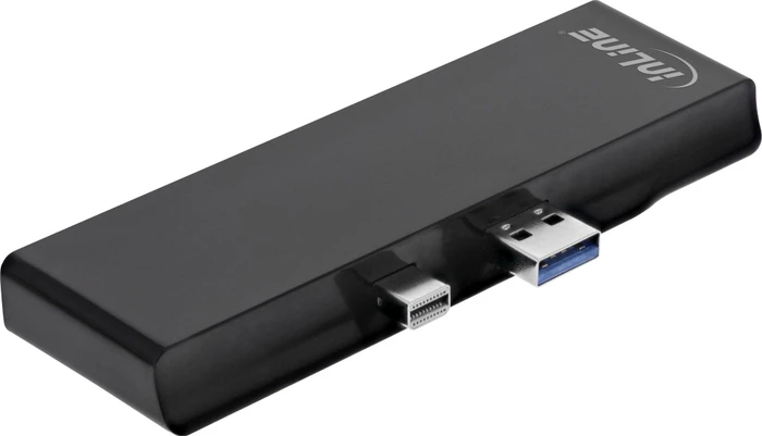 InLine Multihub für Surface Pro 4/5/6, Mini DisplayPort [Stecker], USB-A 3.0 [Stecker]