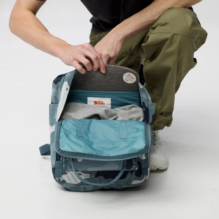 Fjällräven Kanken Graphics nimbus blue/hidden animals