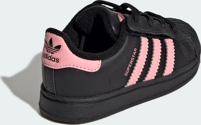 adidas Superstar II Comfort Closure Elastic Lace core black/glow pink (Junior)