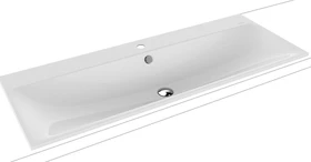 Kaldewei Silenio 3039 Einbauwaschtisch 120x46x14cm, Perl-Effekt, cool grey 70