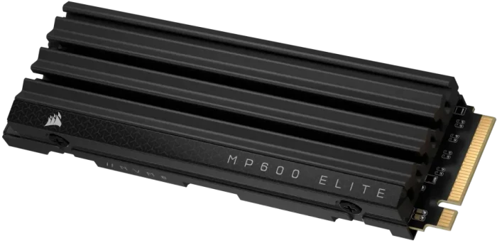 Corsair Force Series MP600 Elite 2TB, M.2 2280 / M-Key / PCIe 4.0 x4, Kühlkörper