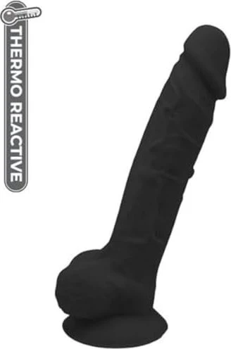 Dream Toys Real Love Dildo with Balls 17cm schwarz