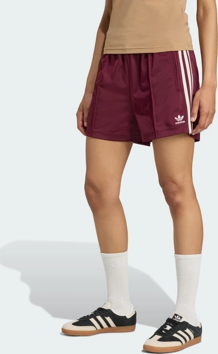 adidas Firebird Shorts maroon/cream white (Damen)