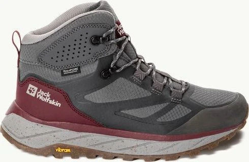 Jack Wolfskin Terraventure Texapore Mid dark maroon (Damen)