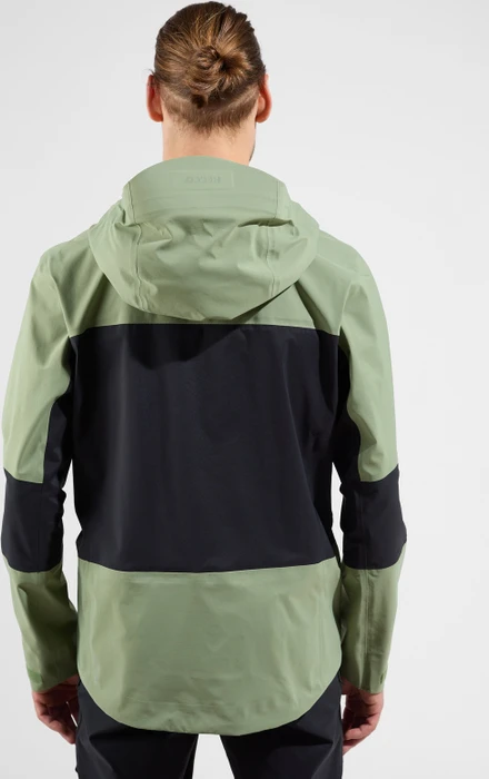 Odlo X-Alp 3L Hardshell Skijacke matte green/black