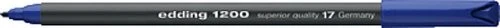 edding 1200 stahlblau