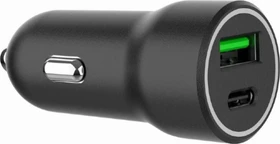 Gembird 2-Port-USB-Auto-Schnellladegerät Typ-C PD 20W schwarz
