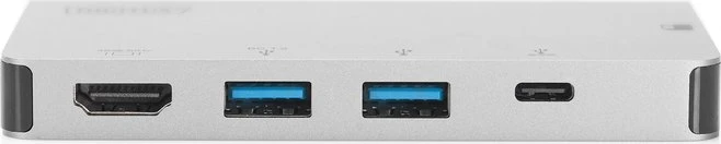 Digitus Multiport Travel Dock, USB-Hub, Dual-Slot-Cardreader, USB-C 3.0 [Buchse]