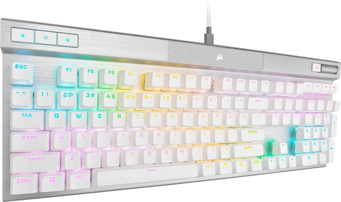 Corsair Gaming K70 RGB PRO, weiß, Corsair OPX, USB, DE