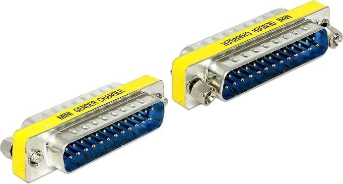 DeLOCK Sub-D 25-Pin Adapter, Stecker/Stecker