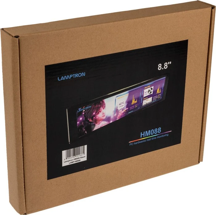 Lamptron HM088 Hardware Monitor, 8.8"