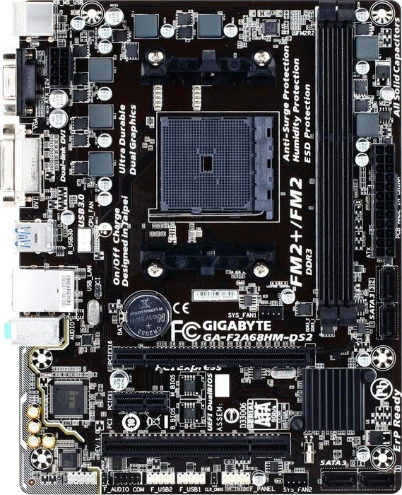 GIGABYTE GA-F2A68HM-DS2 (AMD FM2+)