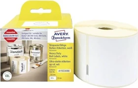 Avery-Zweckform Hochleistungsetiketten kompatibel zu Dymo 1933088, 59x102mm, weiß, 1er-Pack (300 Etiketten)