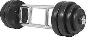 Gorilla Sports Trizepstrainer mit Sternverschluss Set 35kg