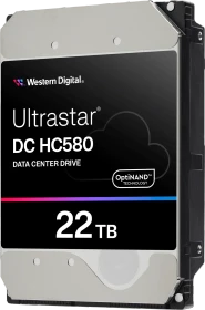 Western Digital Ultrastar DC HC580 22TB, SE, 24/7, 512e / 3.5" / SATA 6Gb/s