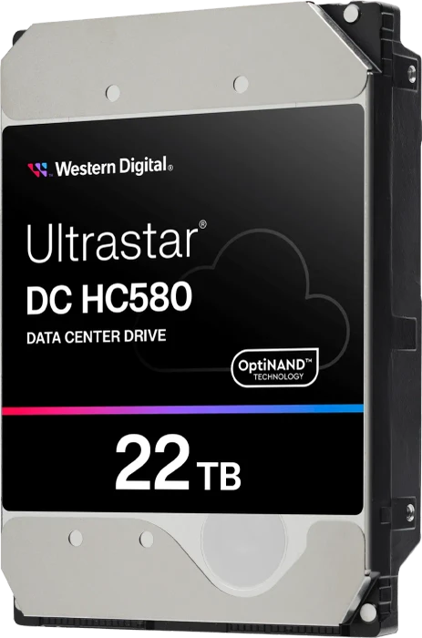 Western Digital Ultrastar DC HC580 22TB, SE, 24/7, 512e / 3.5" / SATA 6Gb/s