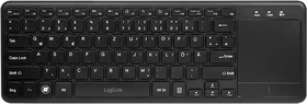 LogiLink Wireless Tastatur mit Touchpad, schwarz, USB, DE