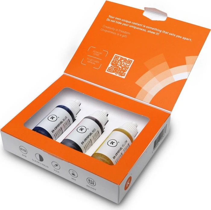 EK Water Blocks EK-CryoFuel Dye Pack, Wasserzusatz