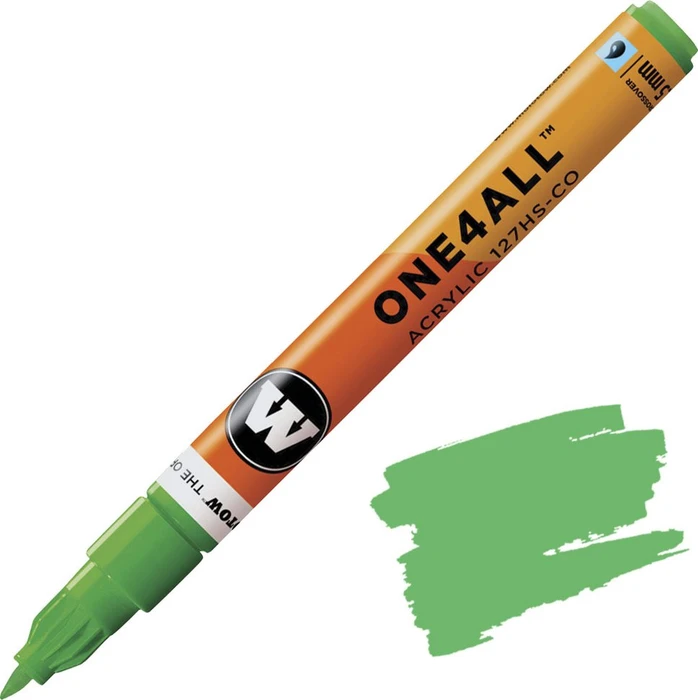 Molotow ONE4ALL 127HS-CO 1.5mm Acrylmarker universes green