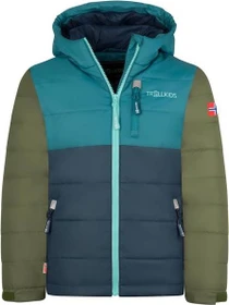 Trollkids Hemsedal Funktionsjacke dark marine/pine green (Junior)