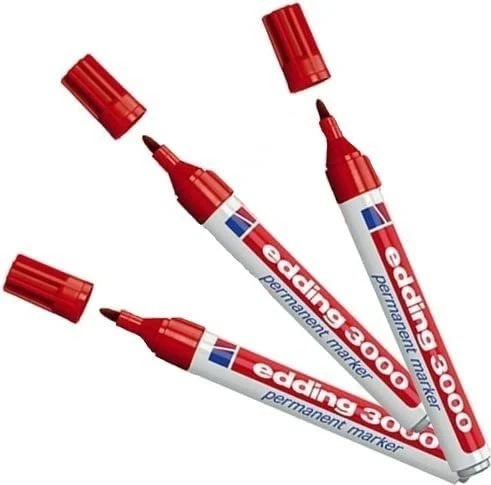edding 750 Lackmarker rot, 3er-Pack