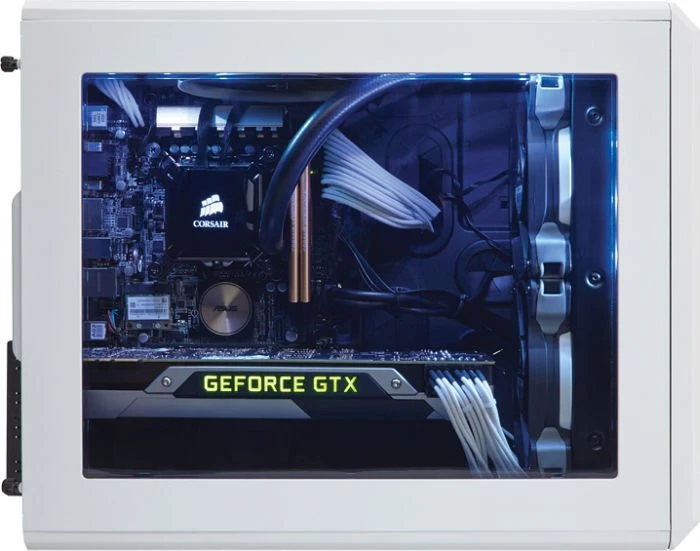 Corsair Carbide Series Air 240 weiß, Acrylfenster