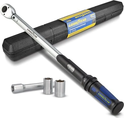 Goodyear 75522 Drehmomentschlüssel inkl. Werkzeugbox, 1/2"