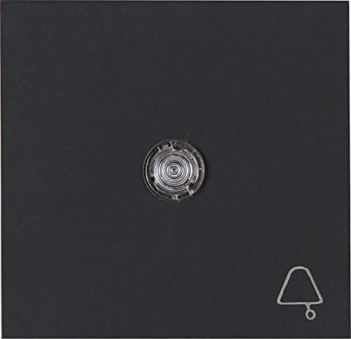 Kopp HK07 Flächenwippe mit Linse und Symbol Glocke, anthrazit