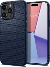 Spigen Liquid Air für Apple iPhone 15 Pro Max navy blue