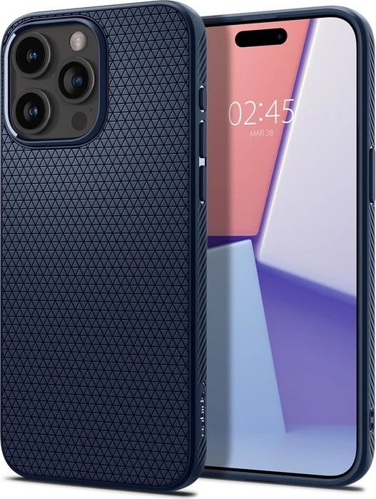 Spigen Liquid Air für Apple iPhone 15 Pro Max navy blue