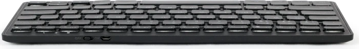 Gembird Kabellose Slimline RGB Tastatur schwarz, Bluetooth, DE